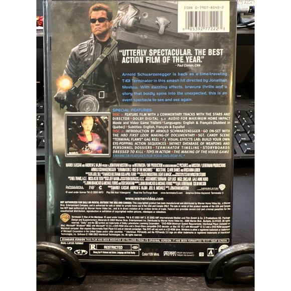 Terminator 3: Rise of the Machines (DVD, 2003, 2-Disc Set, Pan Scan) - Picture 7 of 7